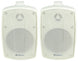 Zestaw głośników Adastra BH4 o mocy 60 W do zastosowań wewnętrznych i zewnętrznych, 4-calowy głośnik niskotonowy