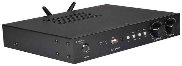 Wzmacniacz Adastra S460-WIFI i LAN do strumieniowego przesyłania Internetu, 2-strefowy, 4x60W