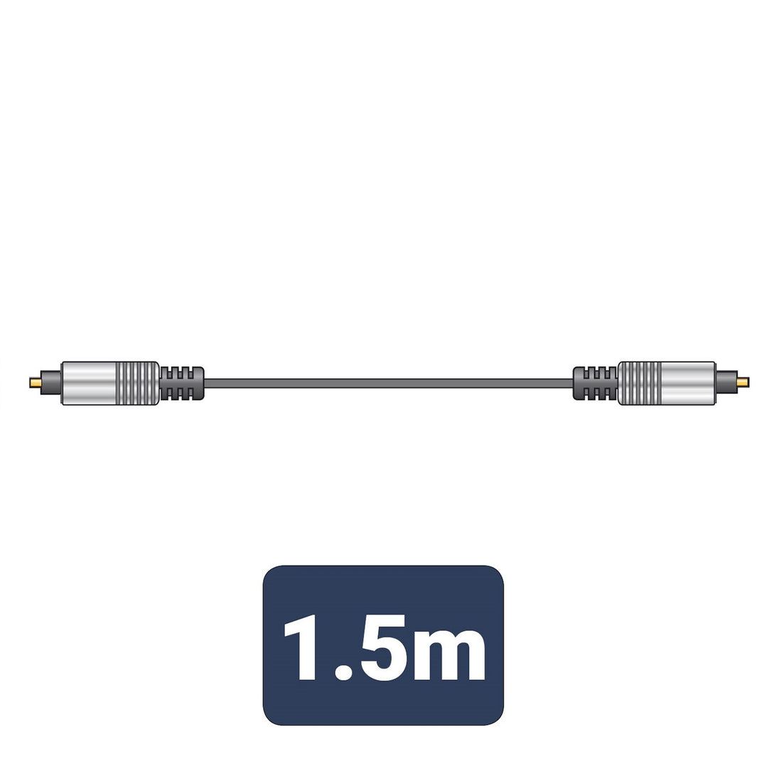 Kabel światłowodowy AV:Link TOSlink 1,5 metra