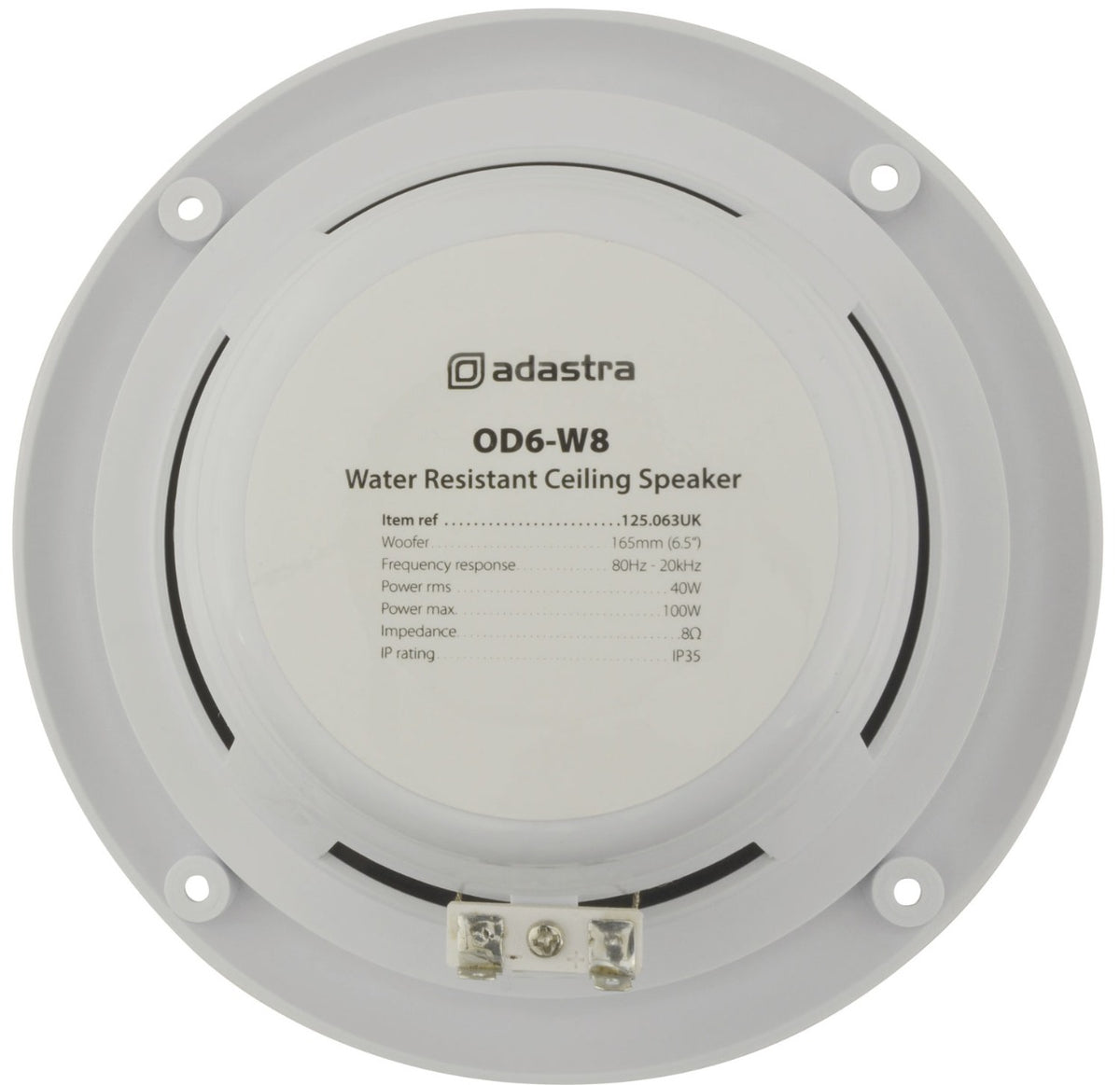 Głośnik wodoodporny Adastra OD6-W8 6,5" 100 W – zdjęcie 3