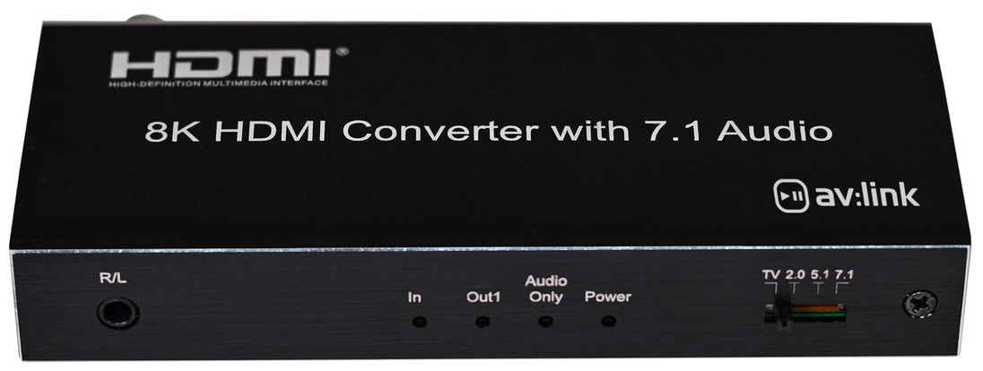 AV:Link do ekstraktora audio HDMI 8K – zdjęcie 2