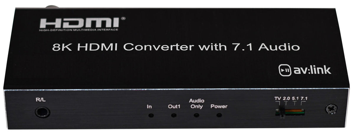 AV:Link do ekstraktora audio HDMI 8K – zdjęcie 2