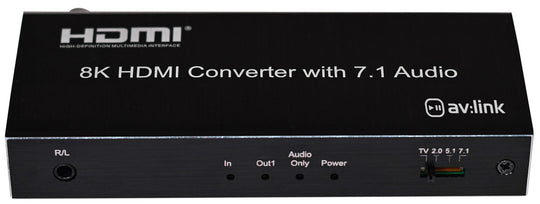 AV:Link do ekstraktora audio HDMI 8K – zdjęcie 2