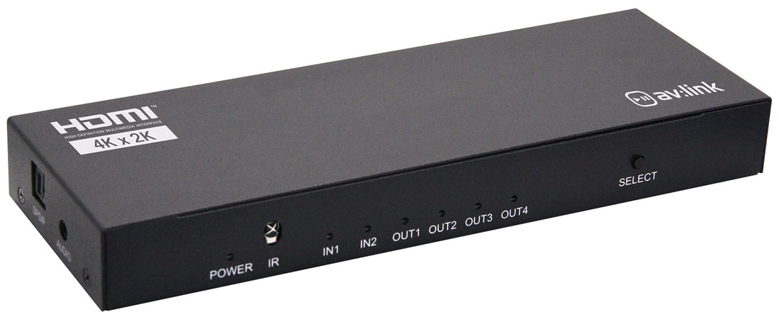 Przełącznik/rozdzielacz HDMI AV:Link HSS24 4K 2x4