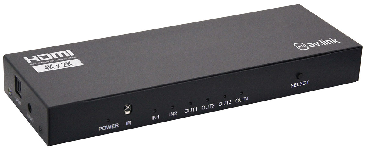 Przełącznik/rozdzielacz HDMI AV:Link HSS24 4K 2x4