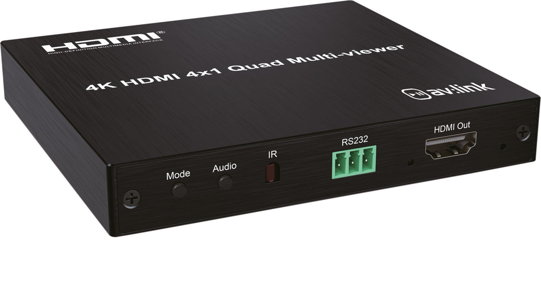 Av:Link HDMV-41 4K HDMI Multiviewer 4x1 – zdjęcie 3