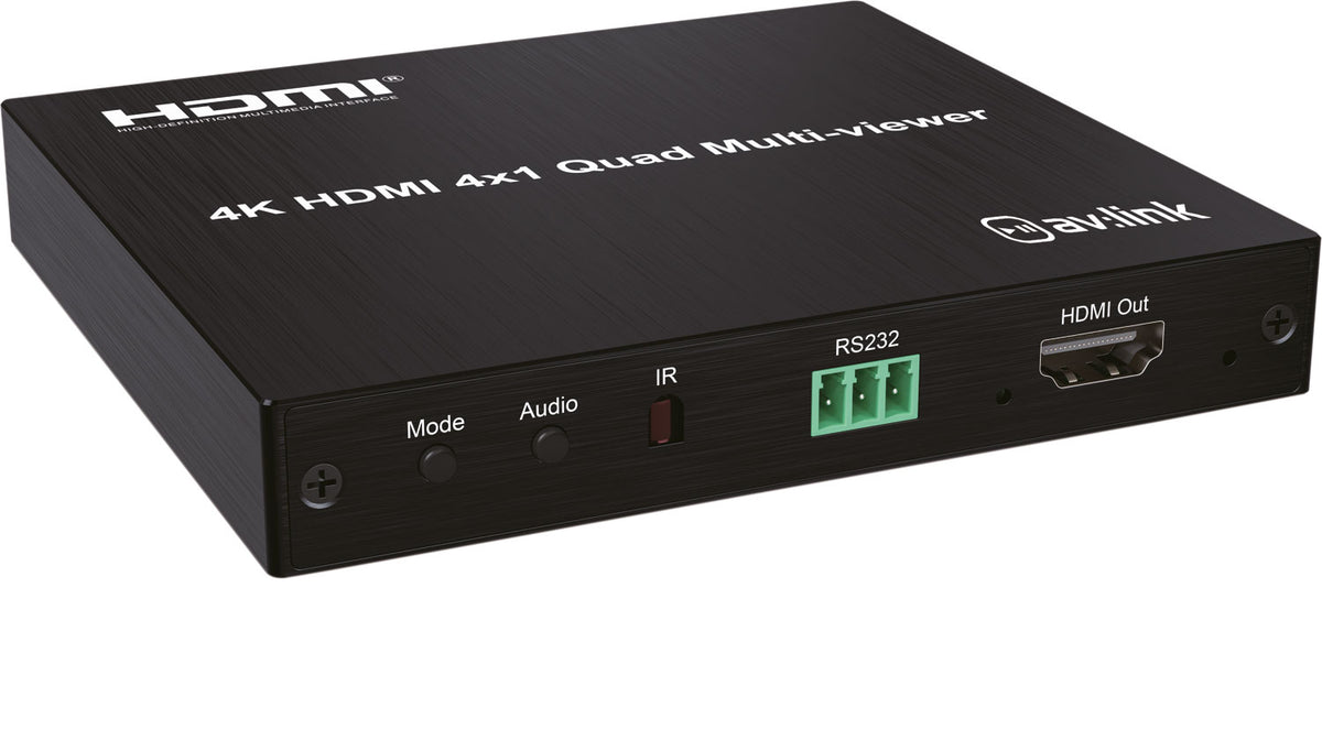 Av:Link HDMV-41 4K HDMI Multiviewer 4x1 – zdjęcie 3