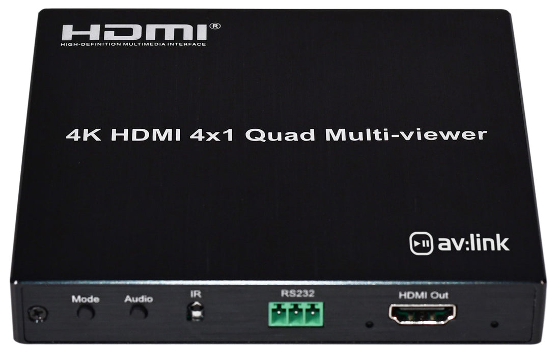 Av:Link HDMV-41 4K HDMI Multiviewer 4x1 – zdjęcie 6