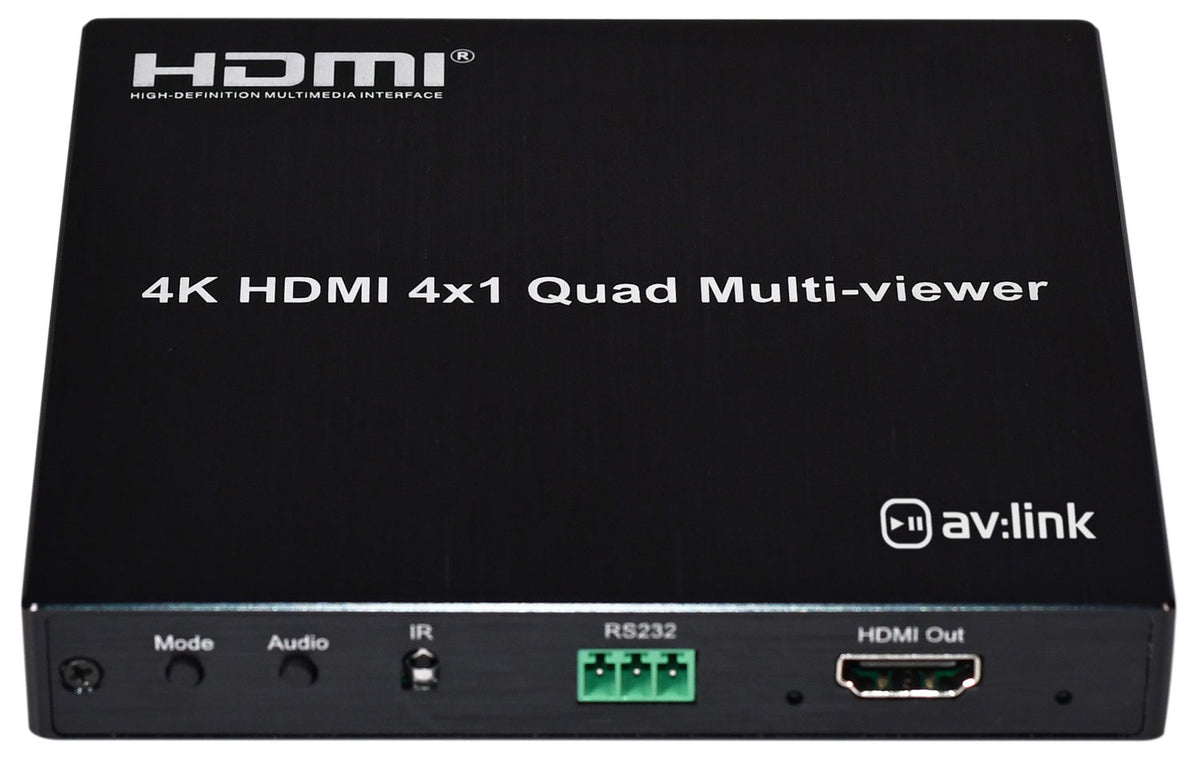 Av:Link HDMV-41 4K HDMI Multiviewer 4x1 – zdjęcie 6