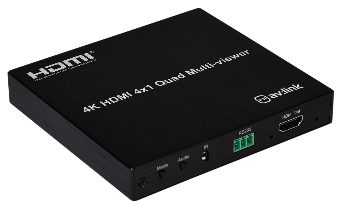 Av:Link HDMV-41 4K HDMI Multiviewer 4x1 – zdjęcie 2