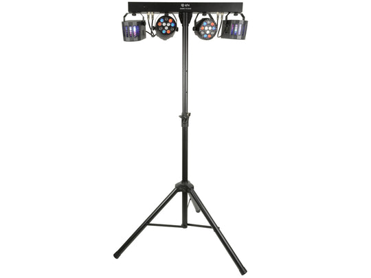 QTX LED FX Bar Derby standard, 2 punkty par RGBW, 2 efekty świetlne derby