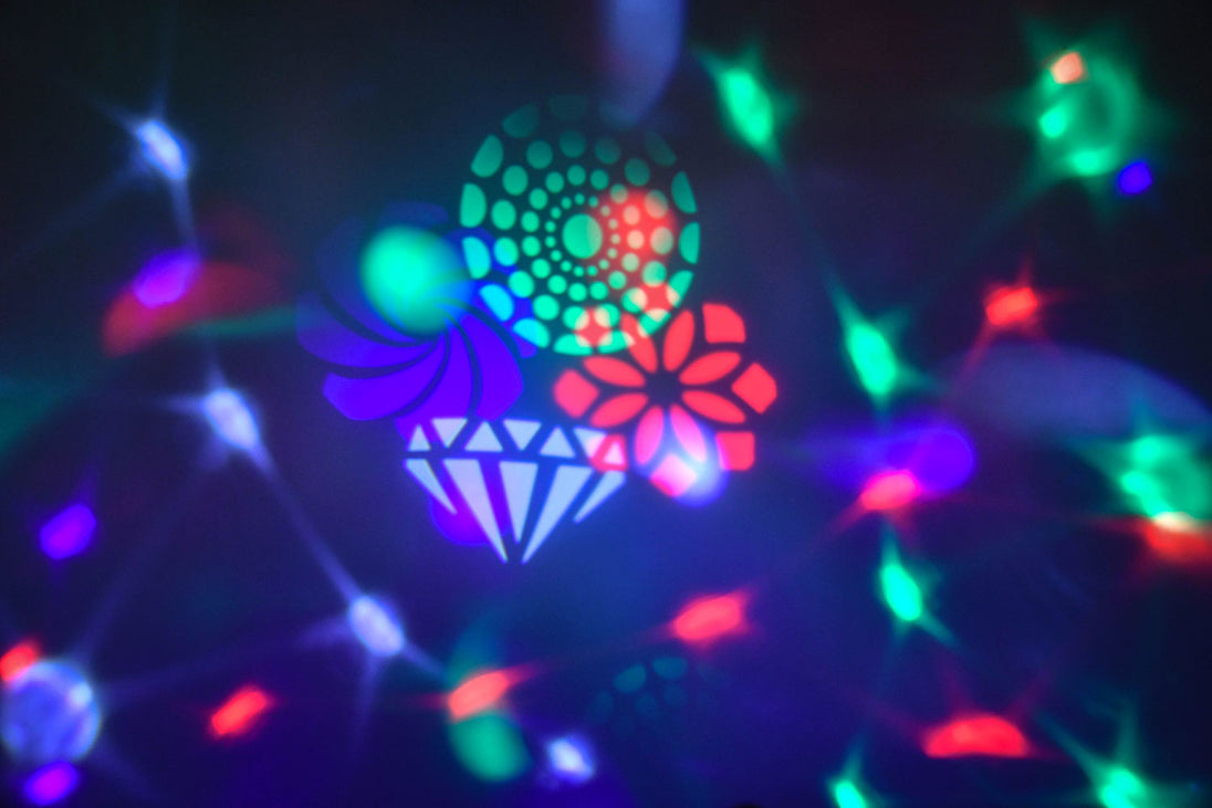 QTX Crystal Blaze: efekt świetlny LED na stół z gobo – zdjęcie 6