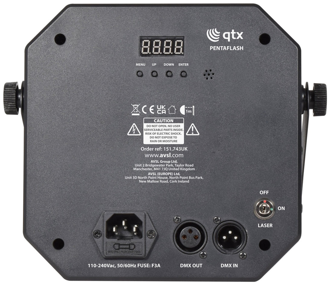 QTX Pentaflash 5 w 1 LED i efekt świetlny laserowy – zdjęcie 10