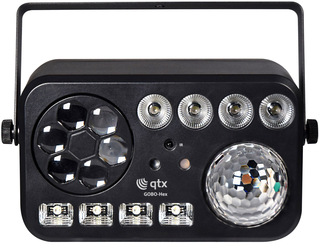 QTX GOBO HEx 6 w 1 LED i efekt laserowy – zdjęcie 3