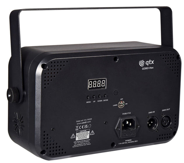 QTX GOBO HEx 6 w 1 LED i efekt laserowy – zdjęcie 2