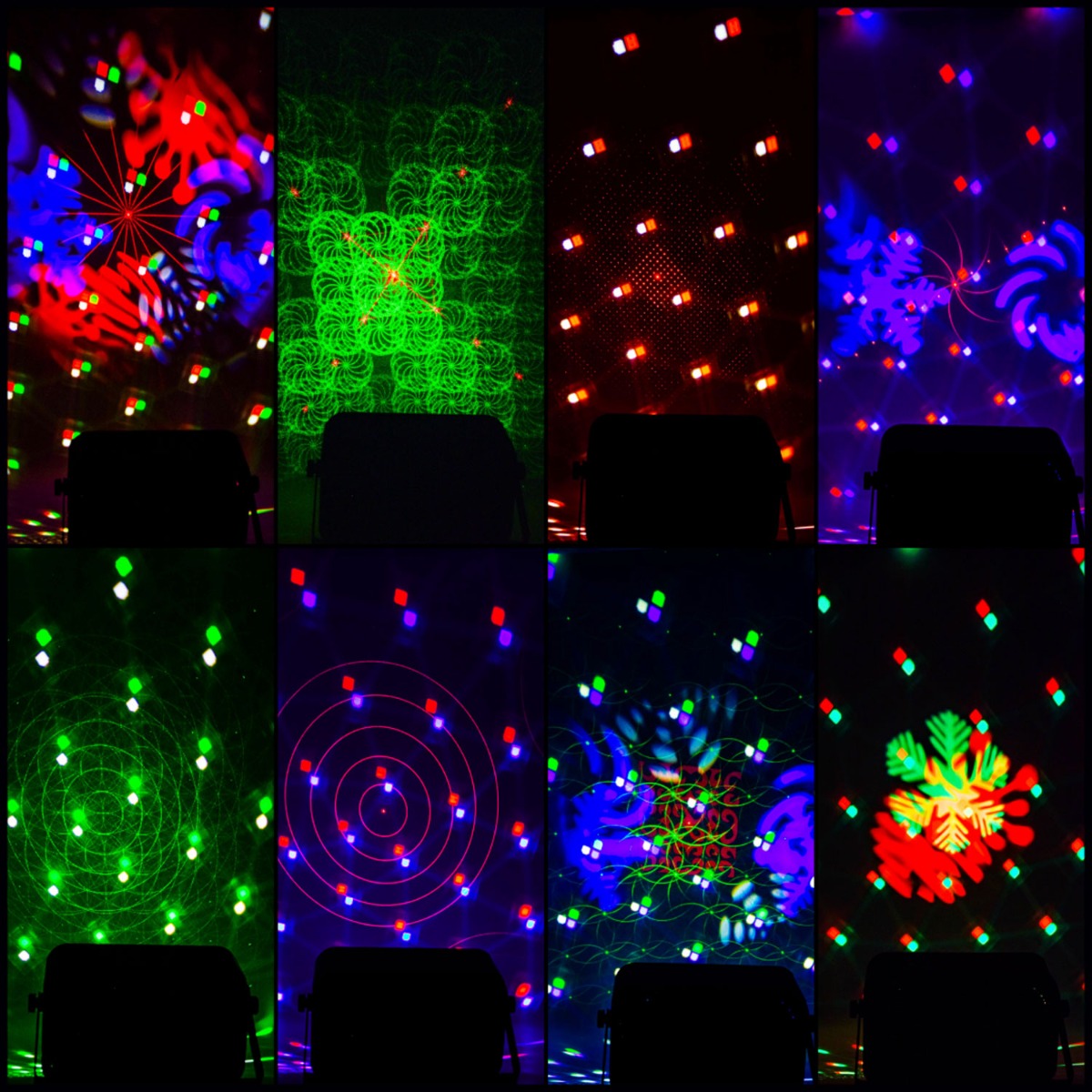 QTX GOBO HEx 6 w 1 LED i efekt laserowy – zdjęcie 6