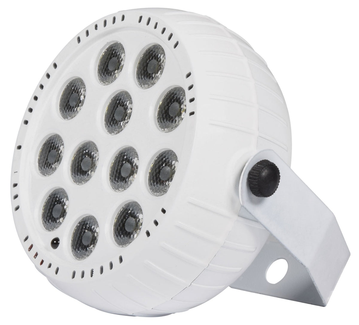Qtx USB Biały akumulatorowy mini reflektor LED PAR 18W – zdjęcie 6