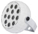 Qtx USB Biały akumulatorowy mini reflektor LED PAR 18W – zdjęcie 6