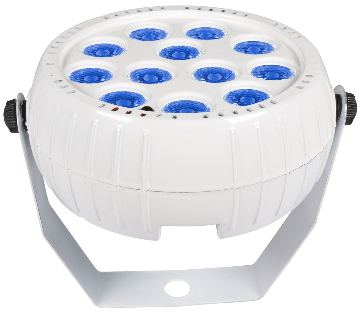 Qtx USB Biały akumulatorowy mini reflektor LED PAR 18W – zdjęcie 8