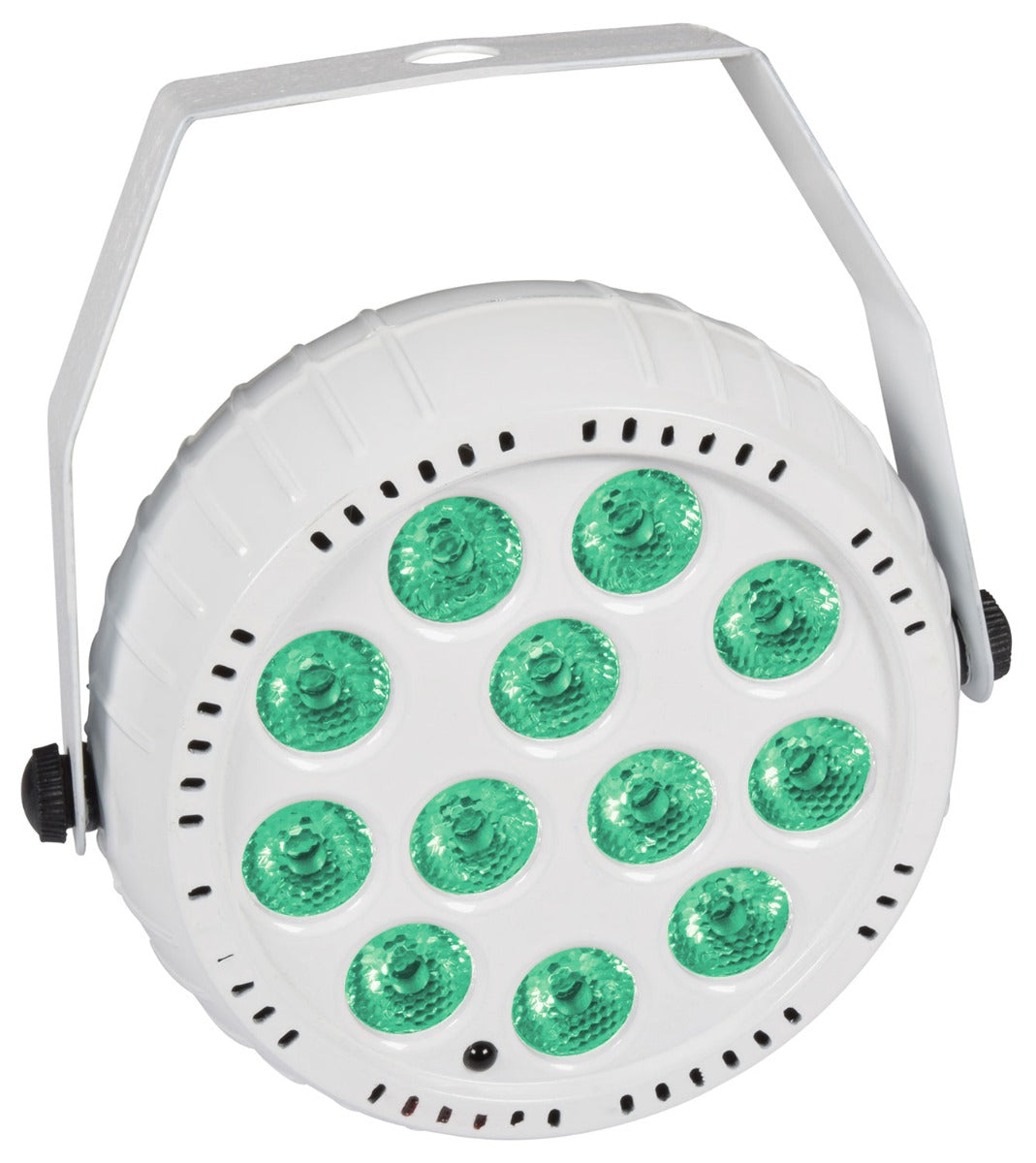 Qtx USB Biały akumulatorowy mini reflektor LED PAR 18W – zdjęcie 10