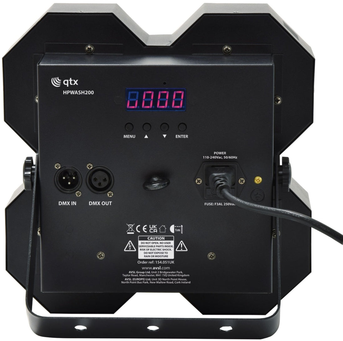 QTX HPWash-200 200W mocne reflektory sceniczne LED – zdjęcie 2