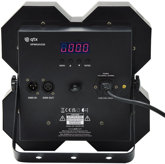 QTX HPWash-200 200W mocne reflektory sceniczne LED – zdjęcie 2