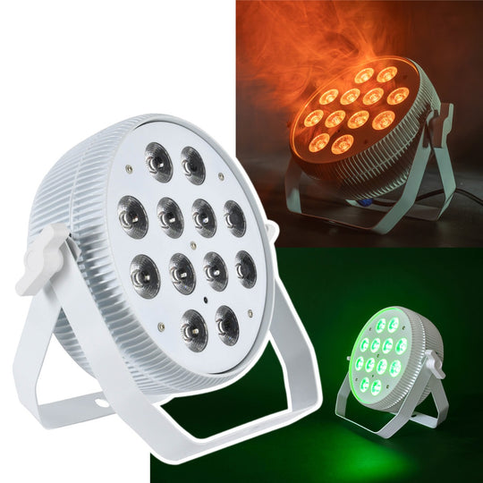 Citronic MagicPAR-80: 12 x 12 W RGBWA/UV lampa PAR bez wentylatora BIAŁA
