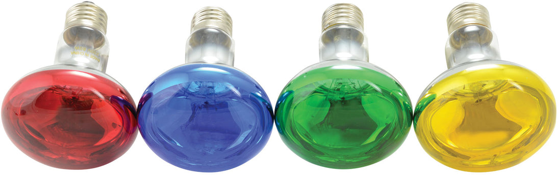 Lampa reflektorowa QTX R80 w kolorze czerwonym E27 – zdjęcie 2