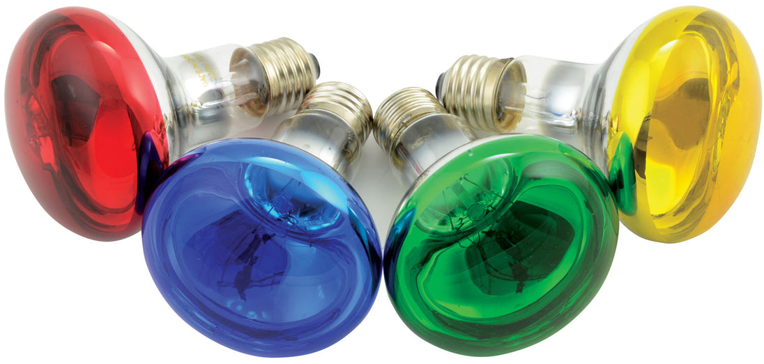 Lampa reflektorowa QTX R80 w kolorze czerwonym E27 – zdjęcie 4