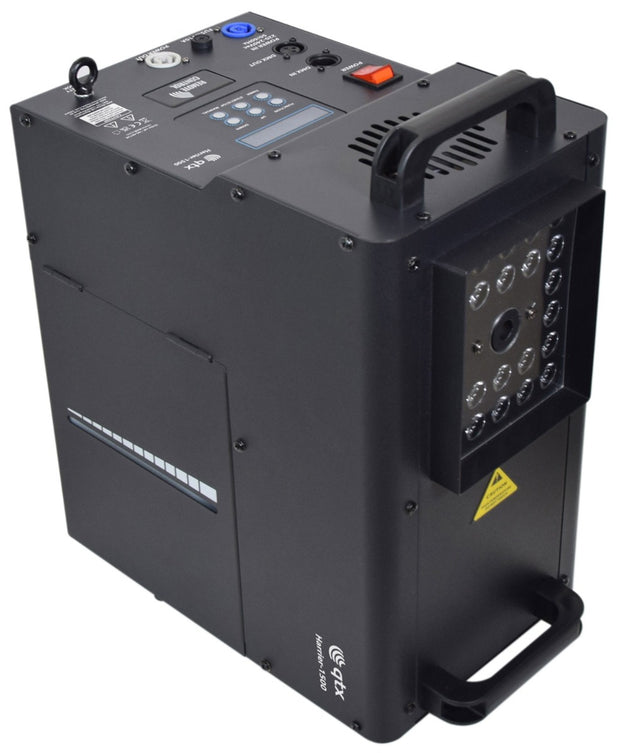 QTX Harrier-1500: Pionowa/pozioma wytwornica dymu LED o mocy 1500 W – zdjęcie 2