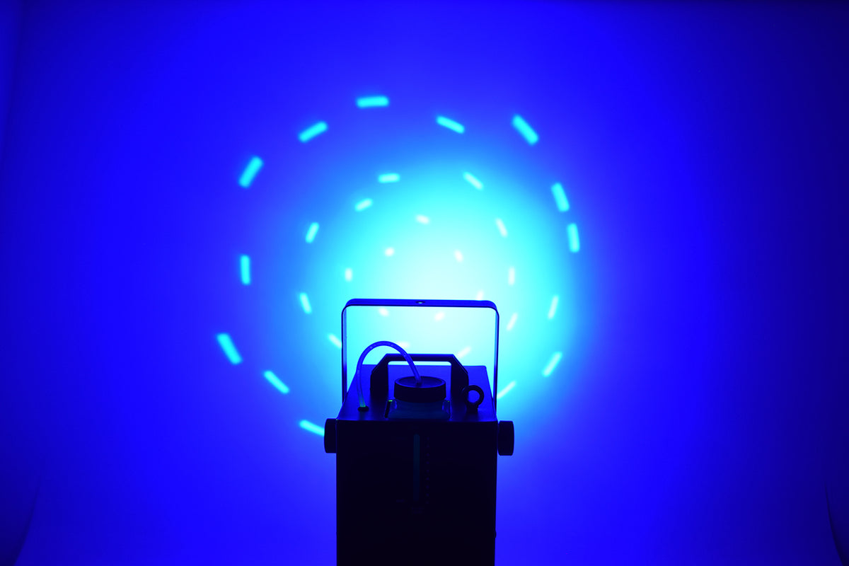 Kompaktowa wytwornica mgły LED QTX z efektem Moonflower RGB 400 W – zdjęcie 13
