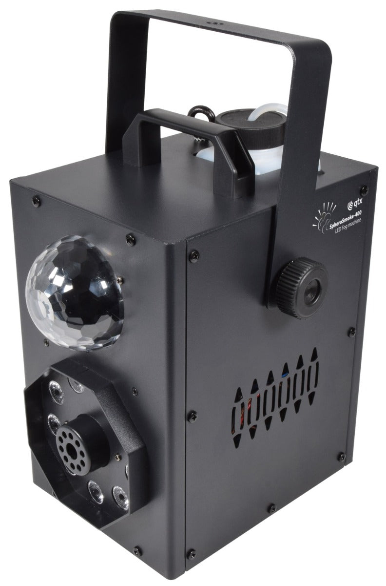 QTX SpheroSmoke: Kompaktowa wytwornica mgły LED o mocy 400 W z efektem Magic Ball RGB