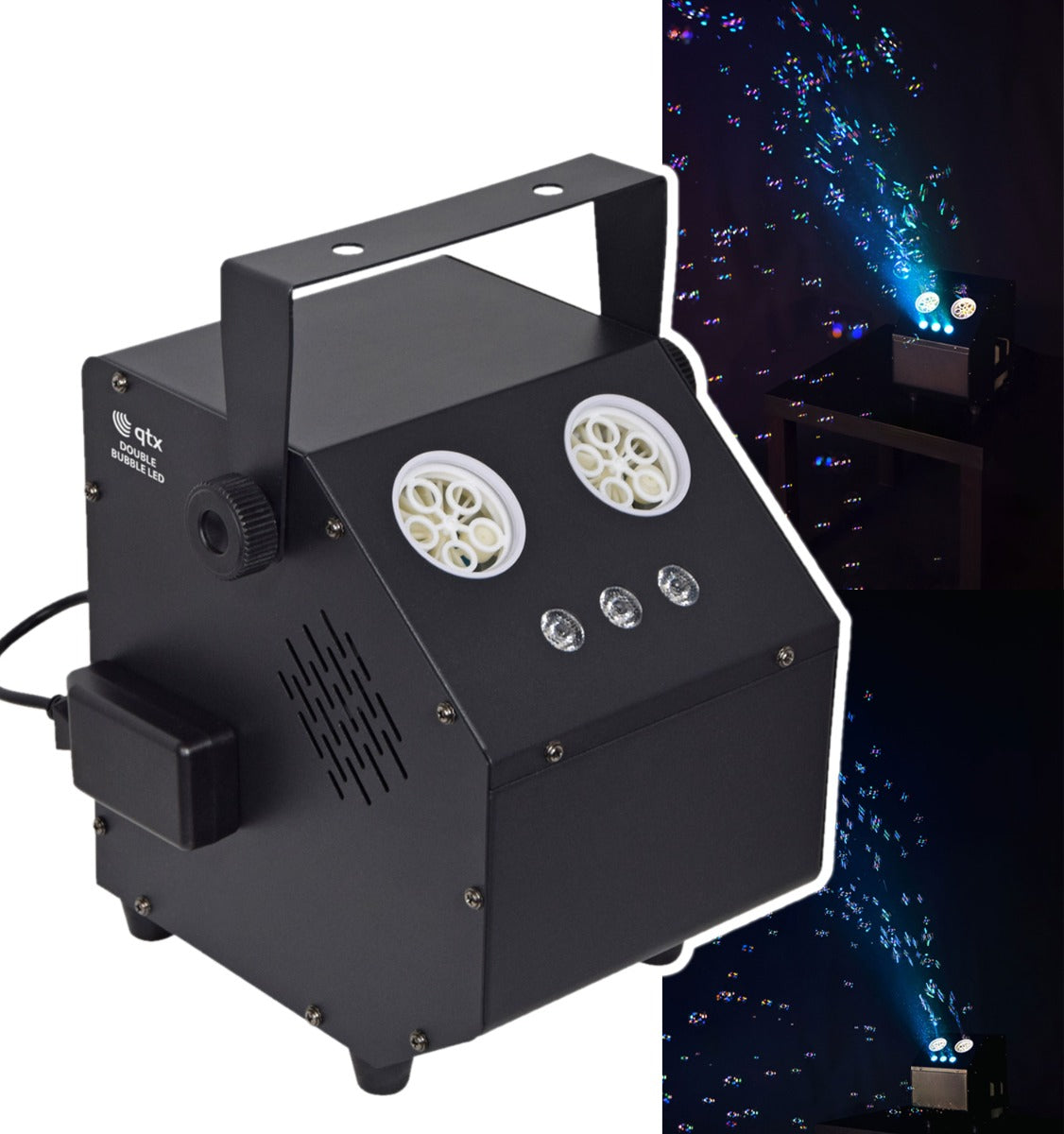 QTX Dual Bubble LED: Wytwornica baniek o dużej wydajności z diodami LED