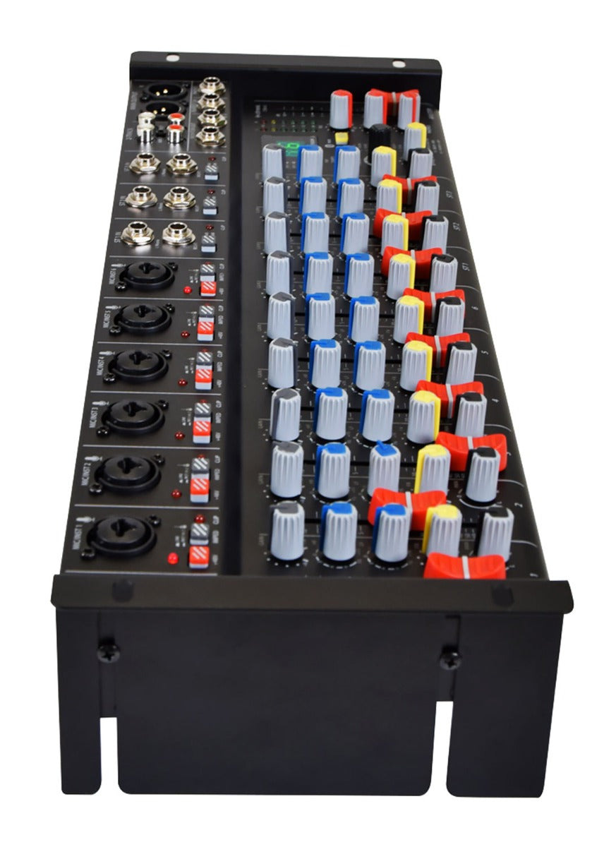 Mikser Citronic CSR-63 do montażu w szafie rack, 9 kanałów DSP+BT, 6 mono + 3 stereo – zdjęcie 3