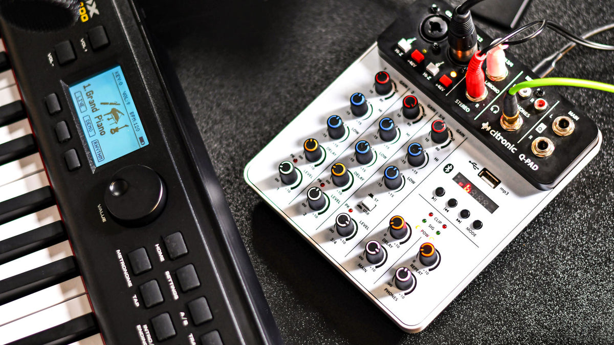 Citronic Q-PAD Mini mikser z interfejsem USB/BT i audio – zdjęcie 6