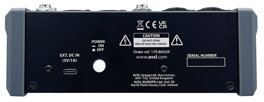 Mikser Citronic CMA-6 z DSP, odtwarzaniem/nagrywaniem przez USB/PC i Bluetooth – zdjęcie 3