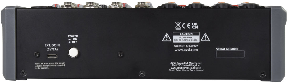 Konsola mikserska Citronic CMB-10 DSP i odtwarzacz USB/PC/BT – zdjęcie 3