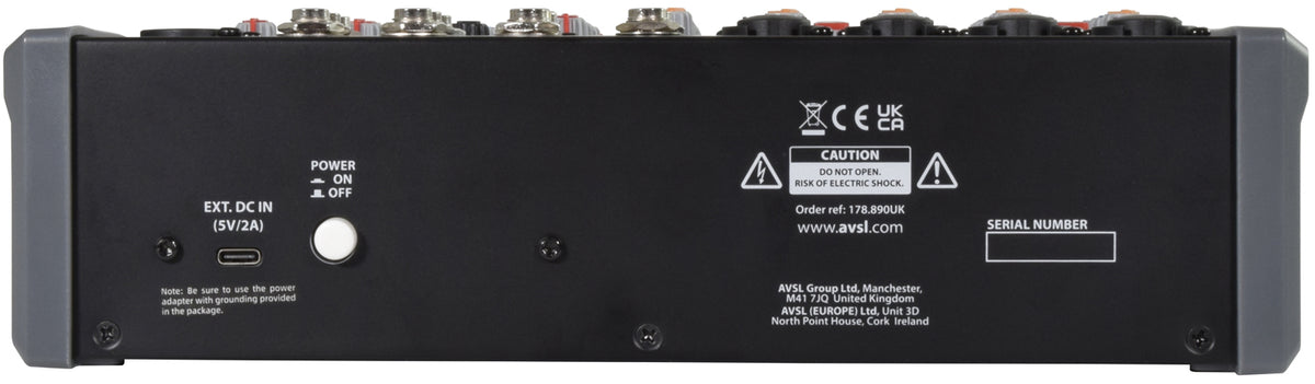 Konsola mikserska Citronic CMB-10 DSP i odtwarzacz USB/PC/BT – zdjęcie 3