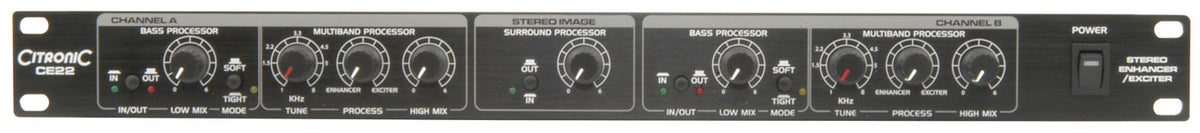 Citronic CE22 Wzmacniacz/wzbudnik stereo – zdjęcie 4