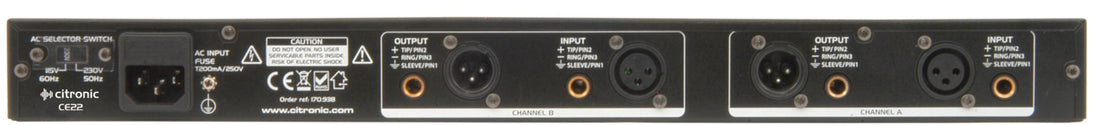 Citronic CE22 Wzmacniacz/wzbudnik stereo – zdjęcie 3