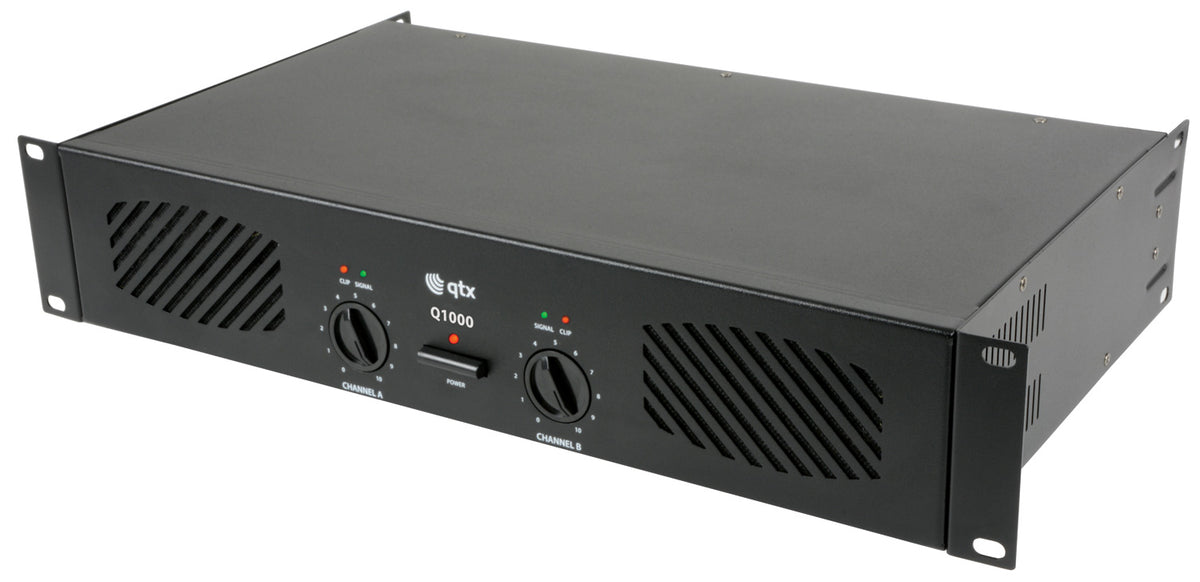 Wzmacniacz PA stereo MOSFET Qtx Sound Q1000 2x 500W – zdjęcie 3