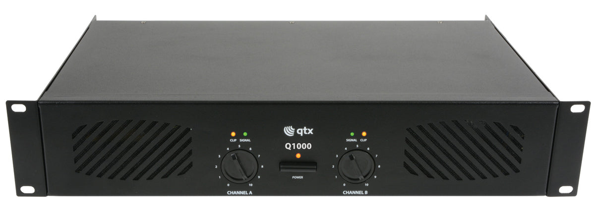 Wzmacniacz PA stereo MOSFET Qtx Sound Q1000 2x 500W – zdjęcie 2