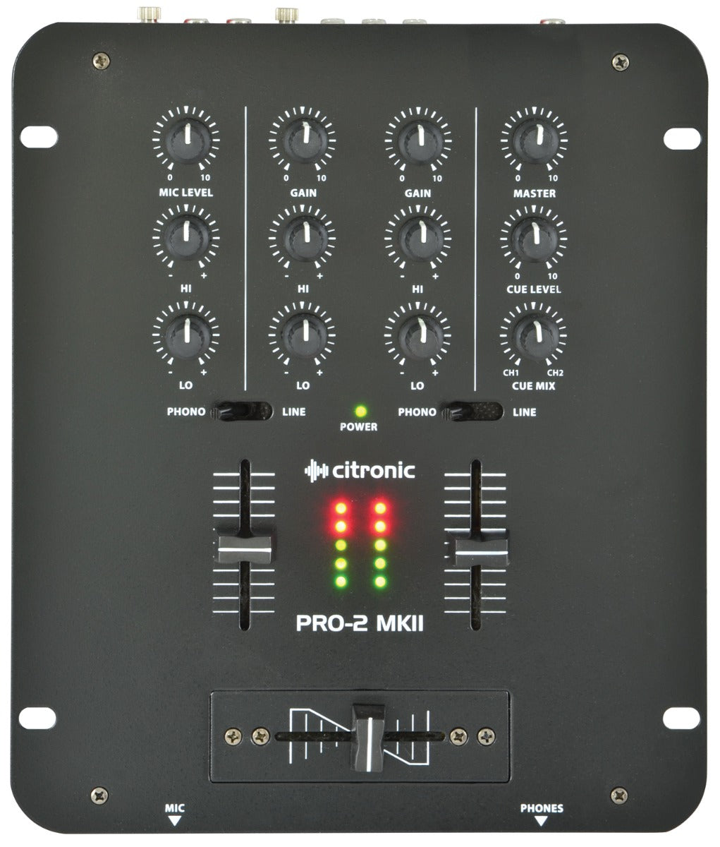 Mikser DJ-ski Citronic 2-kanałowy – zdjęcie 2