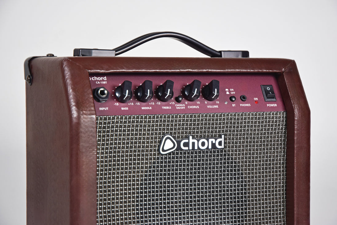 Wzmacniacz do gitary akustycznej ChordCA-15BT 15W + Bluetooth – zdjęcie 5