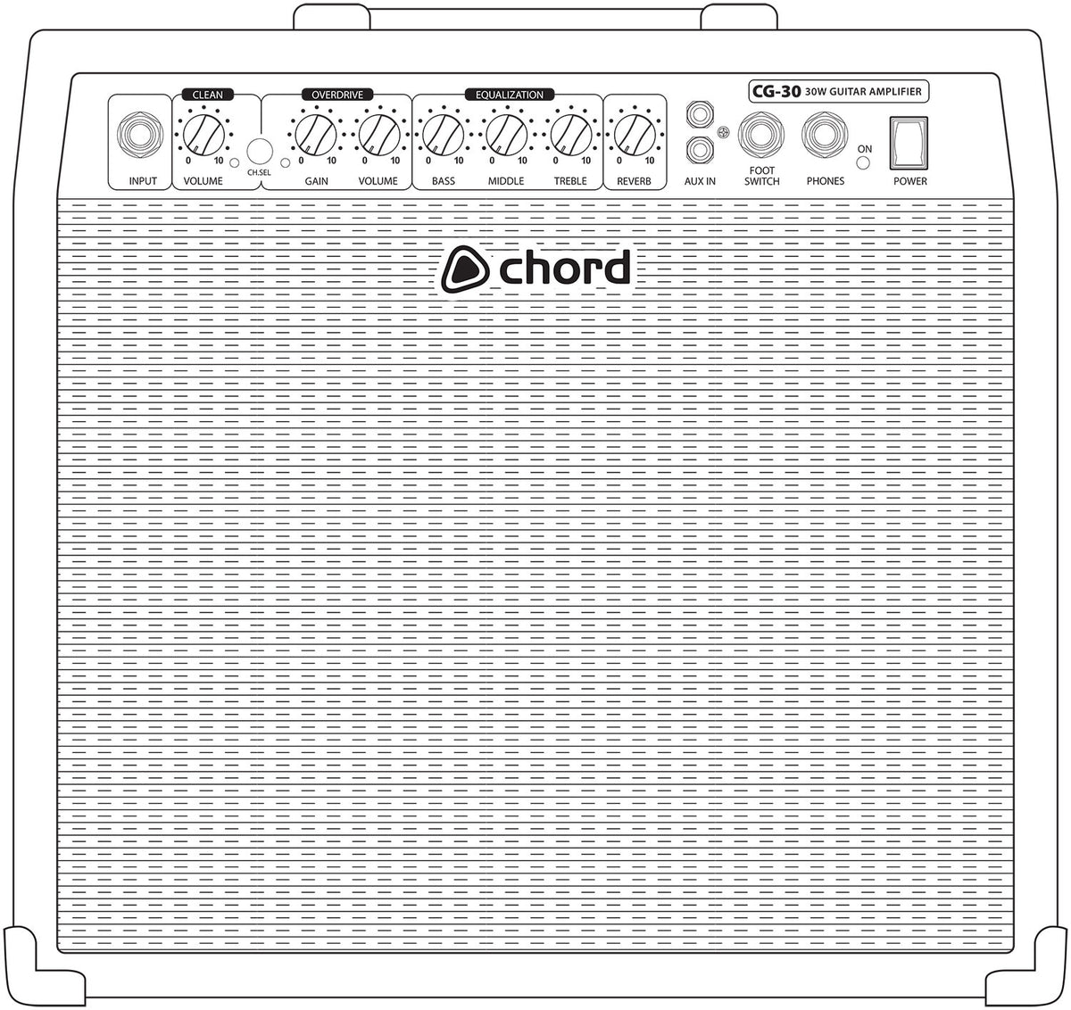 Wzmacniacz gitarowy Chord CG-30 30W – zdjęcie 3
