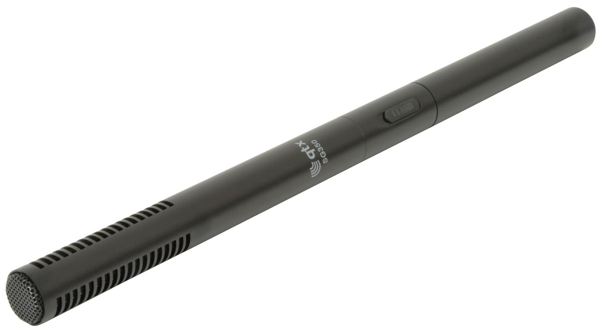 Mikrofon typu shotgun QTX SG350 o bardzo długim przekroju