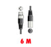 Kabel DMX Qtx do oświetlenia 6,0 metrów