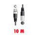 Kabel DMX Qtx do oświetlenia 10,0 metrów