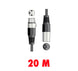 Kabel DMX Qtx do oświetlenia 20,0 metrów