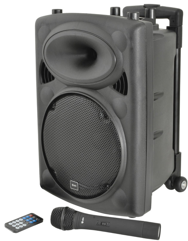 QTX QR10PA przenośny głośnik PA z odtwarzaczem multimedialnym TWS + UHF USB/SD/FM-BT i funkcją nagrywania